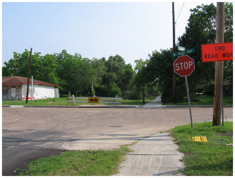 Goose Creek Trail as it crossed West Texas Avenue 