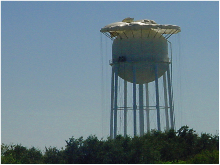 Around Baytown - Water tower and Decker Drive and Park Street Baytown Texas 