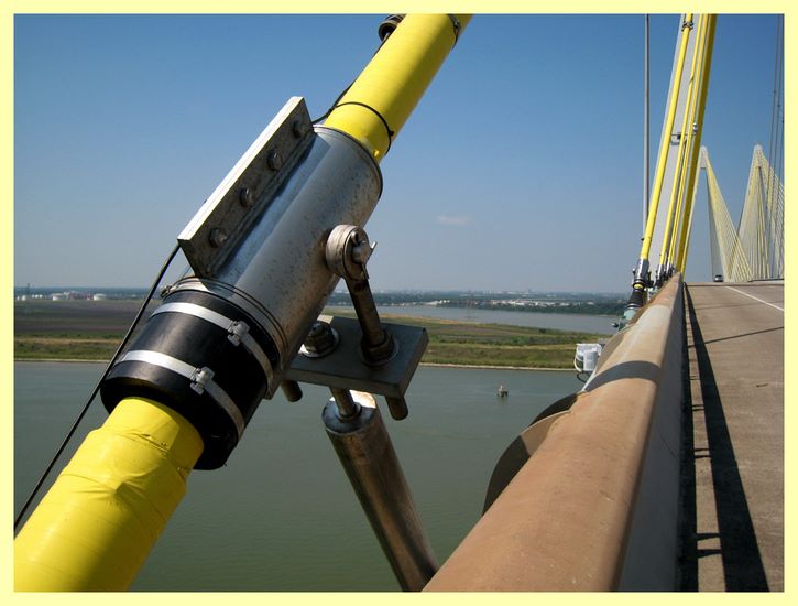 Fred Hartman Briidge over the Houston Ship Channel in Baytown, Texas