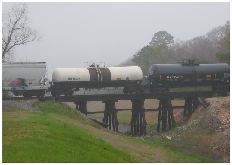 Around Baytown - Cary Bayou RR trestle Baytown Texas 