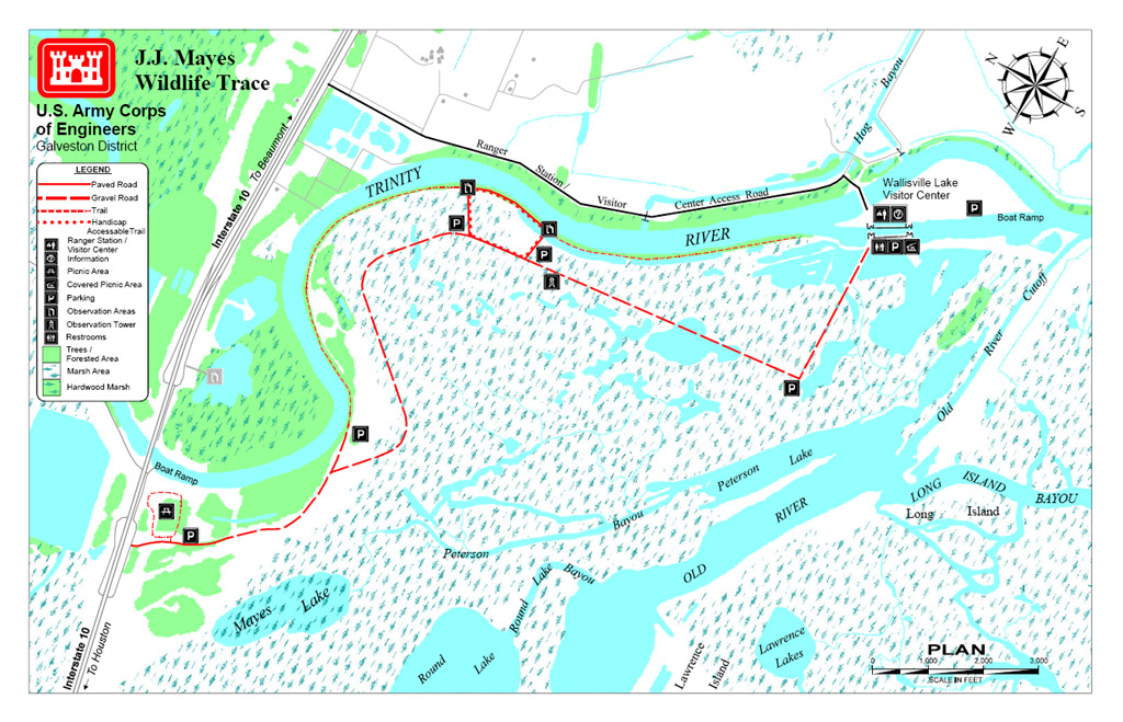 JJ Mays Wildlife Trace Map