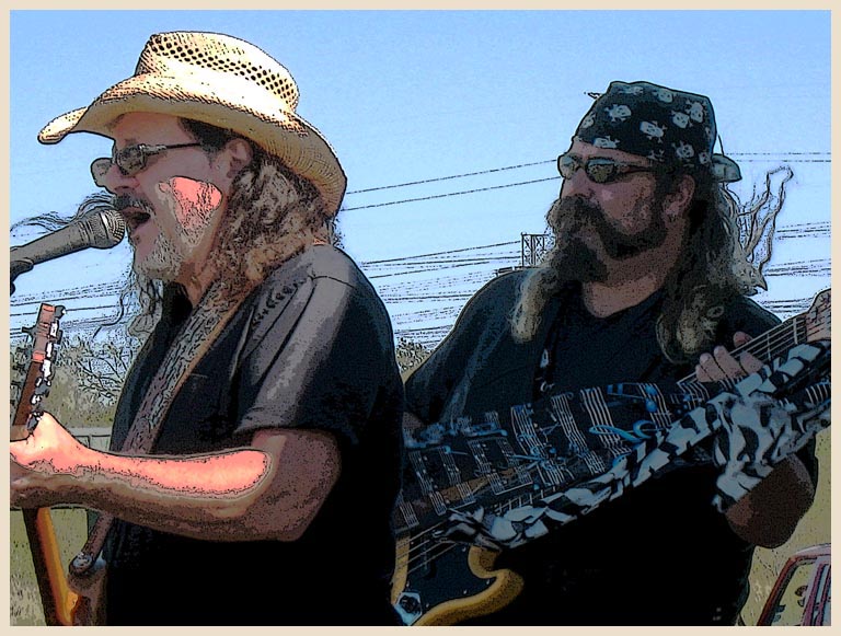 Mean Gene Kelton and the Diehards come out for a free concert in support of the Save Our Bayou rally at Roseland Park - Baytown, Texas 10-20-2007