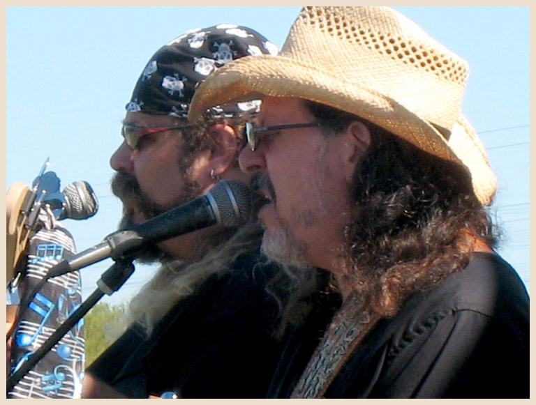 Mean Gene Kelton and the Diehards come out for a free concert in support of the Save Our Bayou rally at Roseland Park - Baytown, Texas 10-20-2007