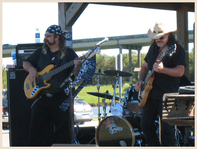 Mean Gene Kelton and the Diehards come out for a free concert in support of the Save Our Bayou rally at Roseland Park - Baytown, Texas 10-20-2007